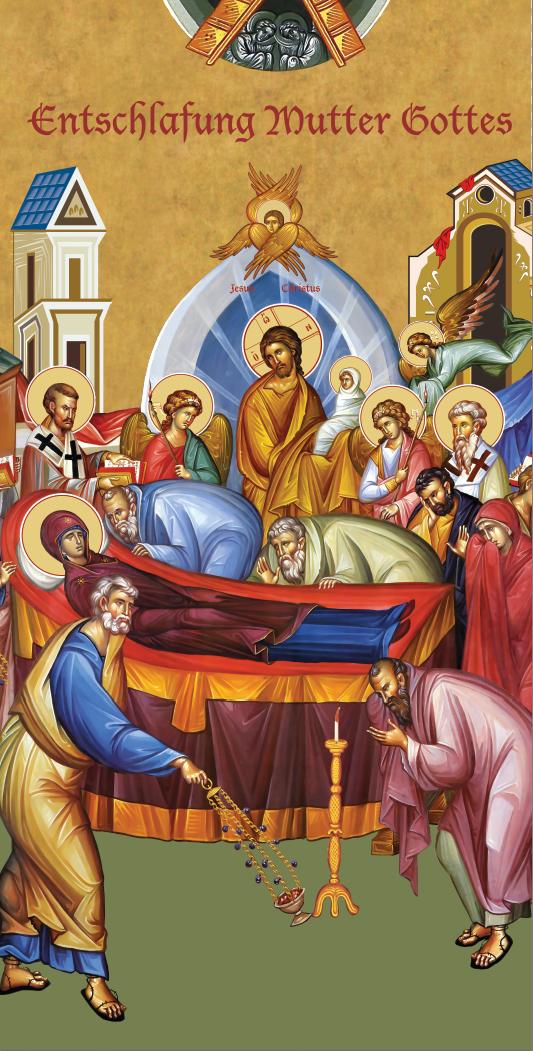 Ikone der Entschlafung der Mutter Gottes